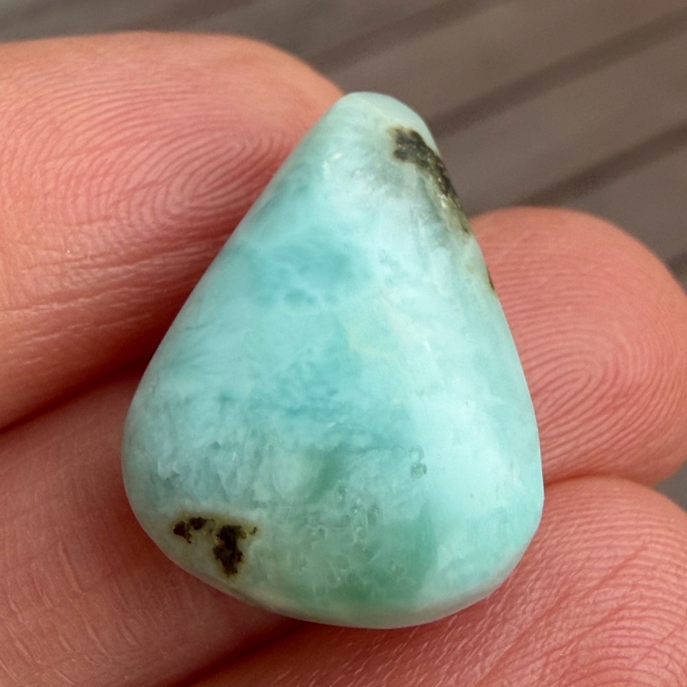 Larimar gemstone pendant